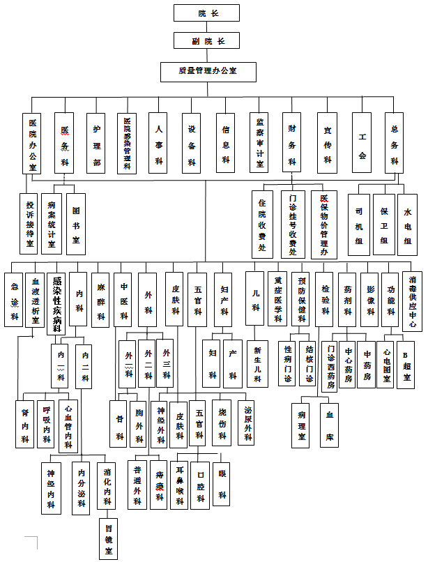 医院组织架构(图1)